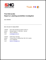 Report on Labelling possibilities investigation