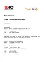 Final Report on Pumps Efficiency and Adaptability