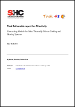 Final report on Contracting Models for Solar Thermally Driven Cooling and Heating Systems